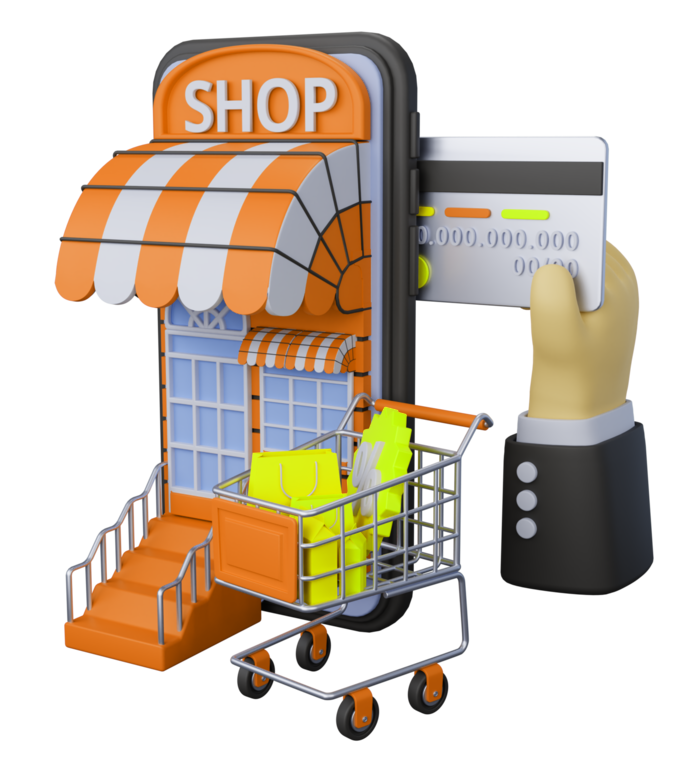 3d-rendering-online-payment-for-ecommerce-or-onlin 3d-rendering-online-payment-for-ecommerce-or-onlin